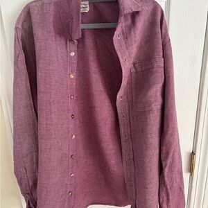 La Bottega di Brunella Rose Pink Linen Top - Handcrafted in Positano, Italy